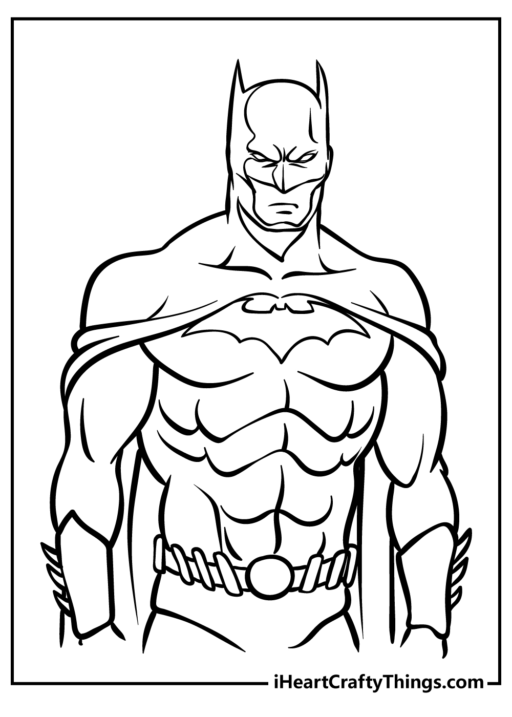 printable coloring batman