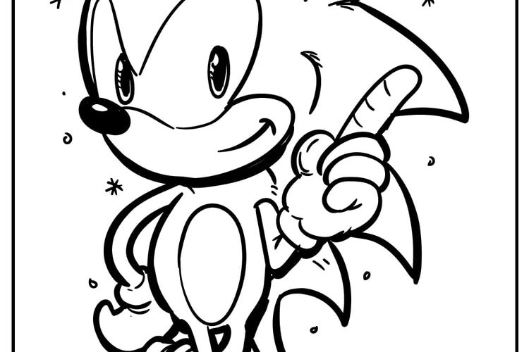 45 Sonic Coloring Pages 100 Free Printable PDF Sheets
