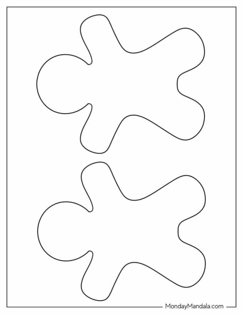 48 Gingerbread Man Templates Free PDF Printables  48 Gingerbread Man Templates Free PDF Printables