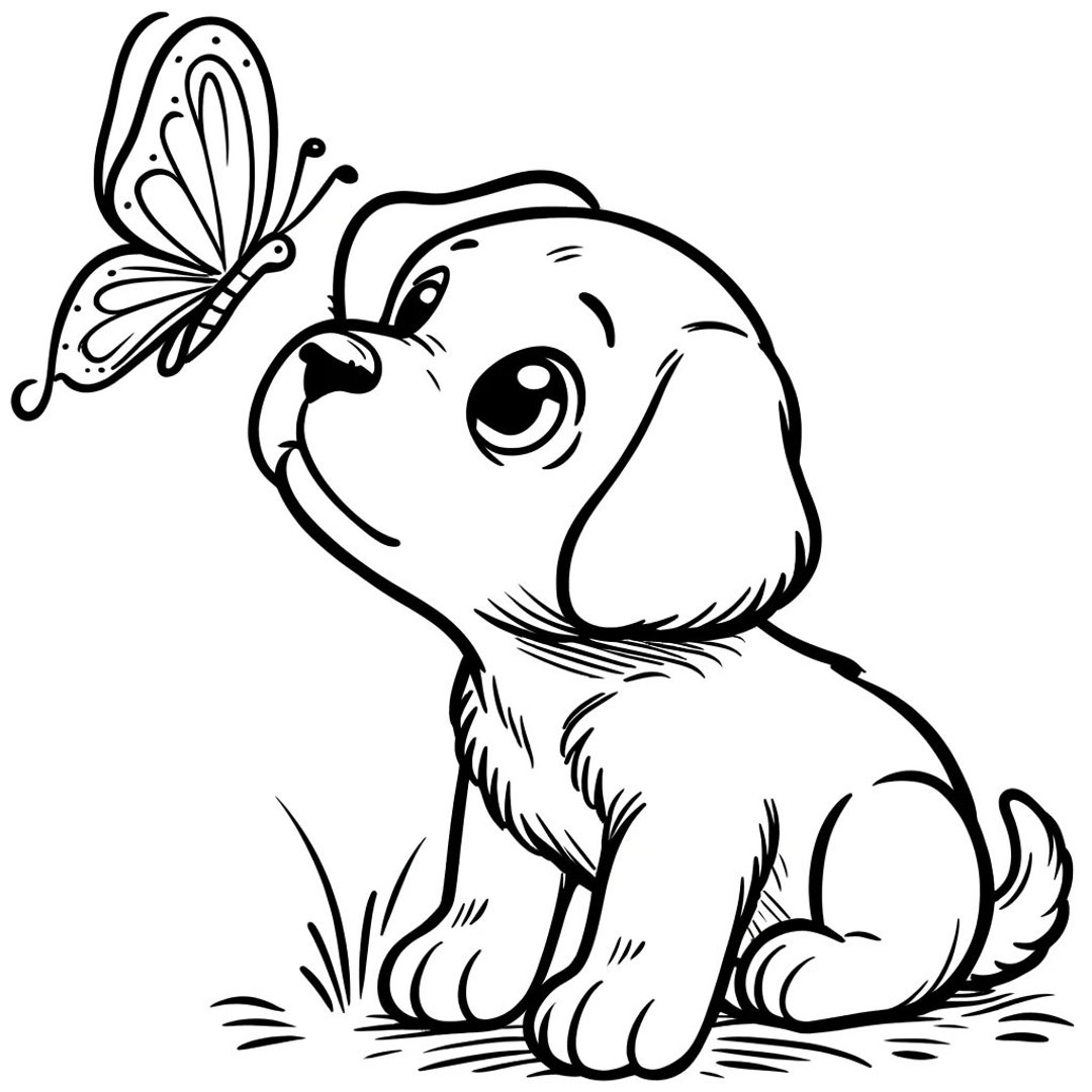 printable coloring pages dog