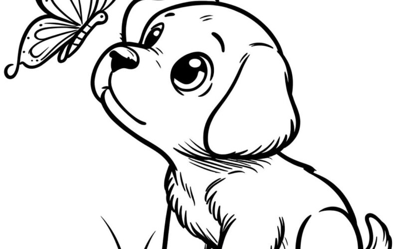 5 Cute Dog Coloring Pages Dog Coloring Cute Kids Dog Coloring Puppy Coloring Cute Puppy Dogs Cute Gift Idea Animal Coloring Puppy Etsy