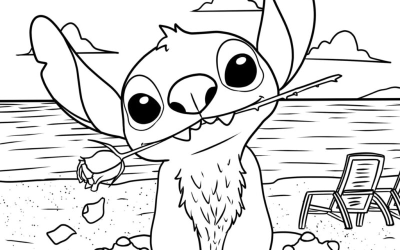 5 Free Printable Lilo And Stitch Coloring Pages TheToyZone