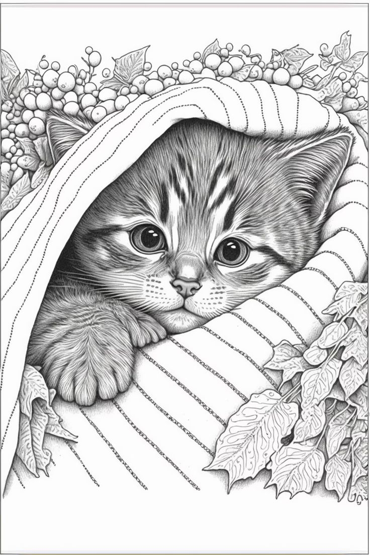 printable cat coloring