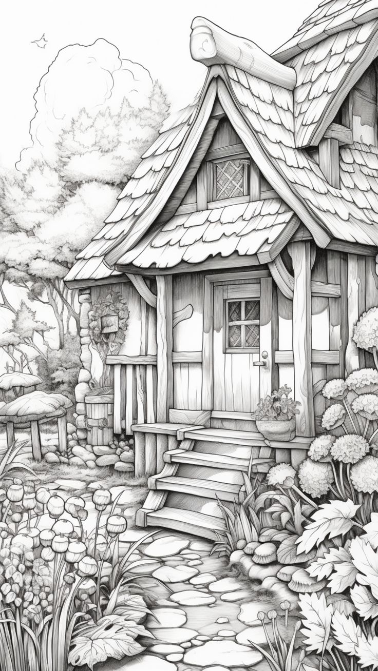 50 Fall Coloring Pages For Adults Free Printables Autumn Cute House Coloring Page Coloring Sheet 50 Fall Coloring Pages For Adults Free Printables Autumn Cute House Coloring Page Coloring Sheet