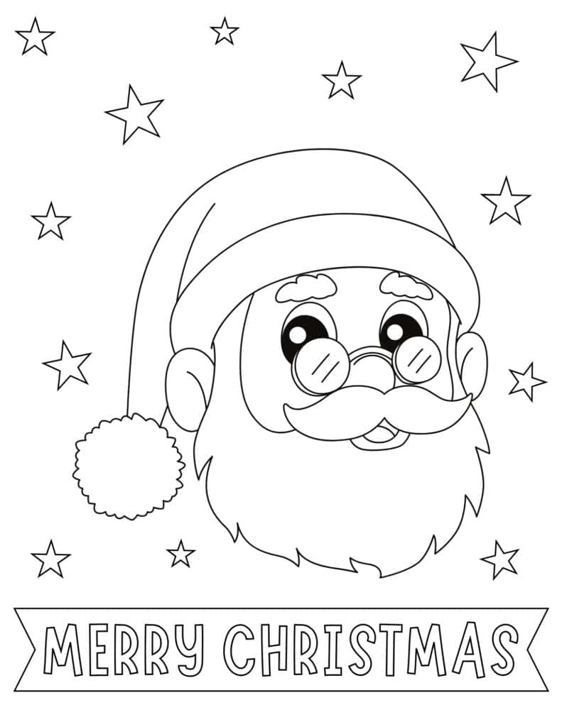 50 Free Printable Santa Coloring Pages For Kids Prudent Penny Pincher