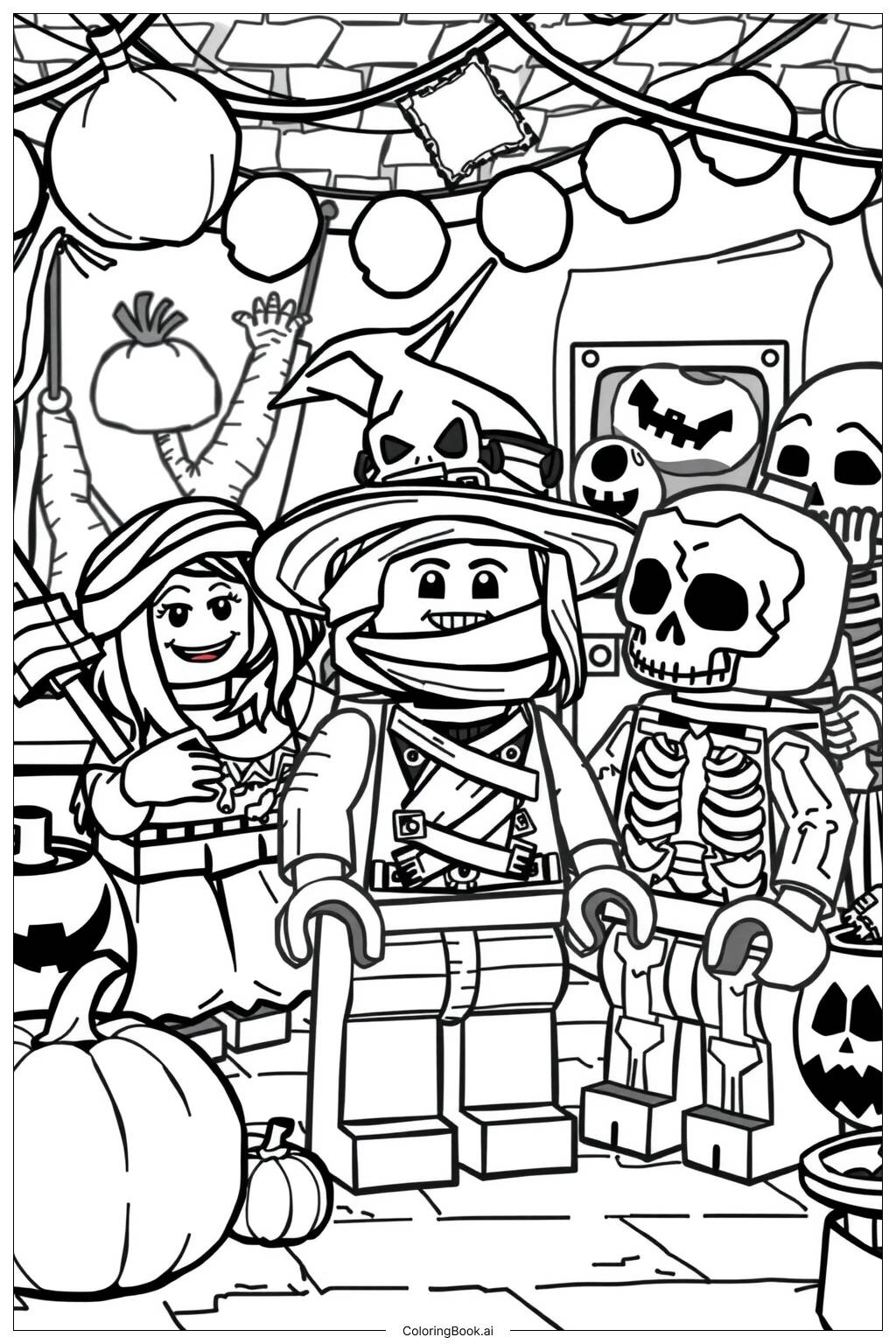 50 Lego Coloring Pages Free PDF PNG Printables 