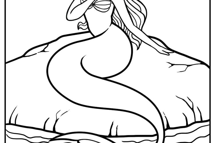 50 Mermaid Coloring Pages Free To Download PDF Printables