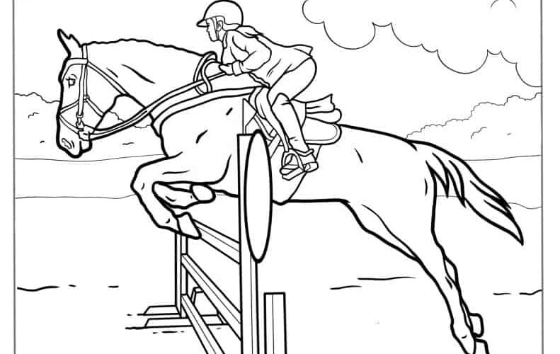 51 Horse Coloring Pages Free PDF Printables