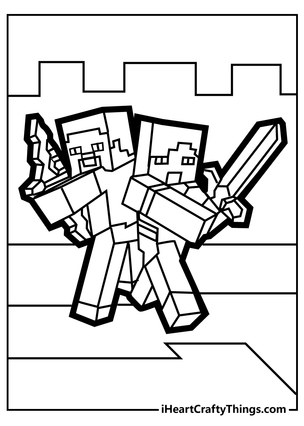 minecraft coloring pages printable