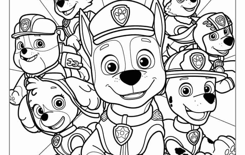 58 Paw Patrol Coloring Pages Free PDF Printables