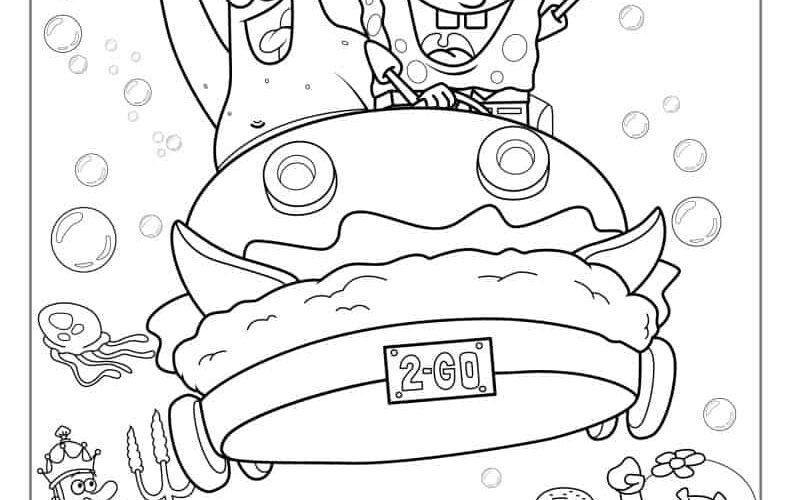 58 SpongeBob Coloring Pages Free PDF Printables