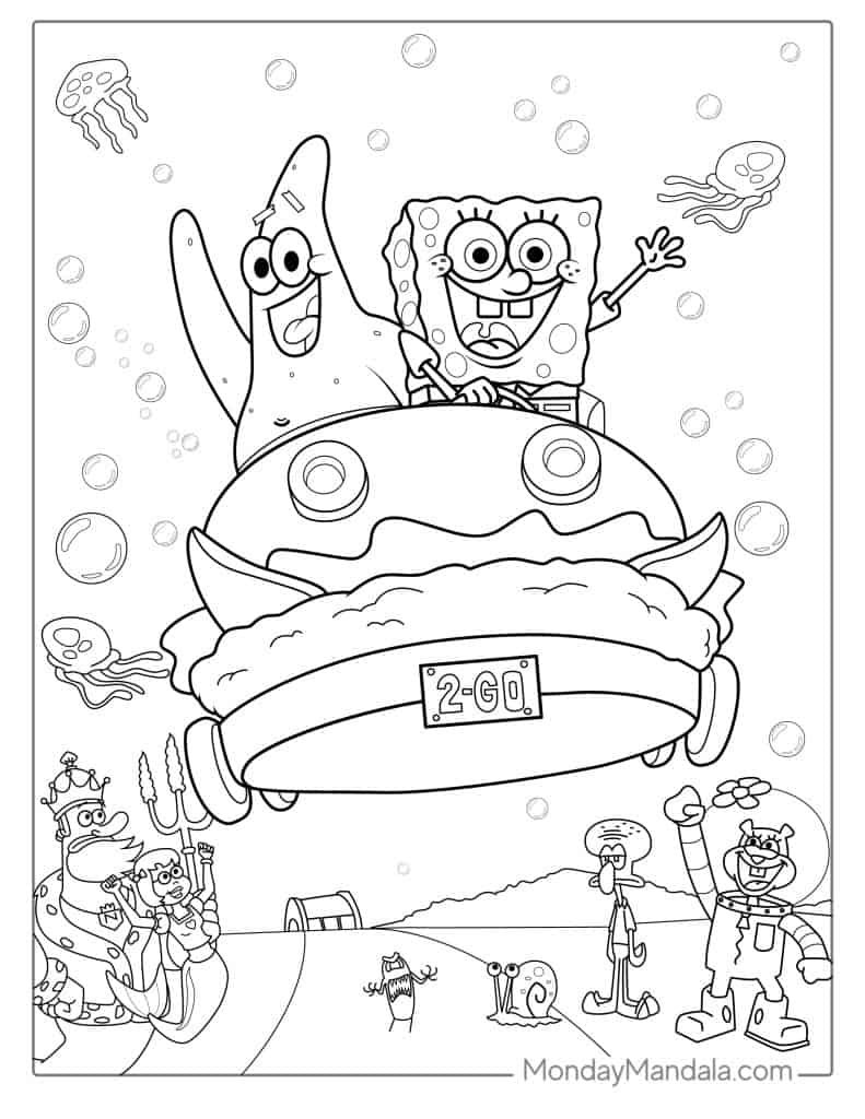 58 SpongeBob Coloring Pages Free PDF Printables 58 SpongeBob Coloring Pages Free PDF Printables