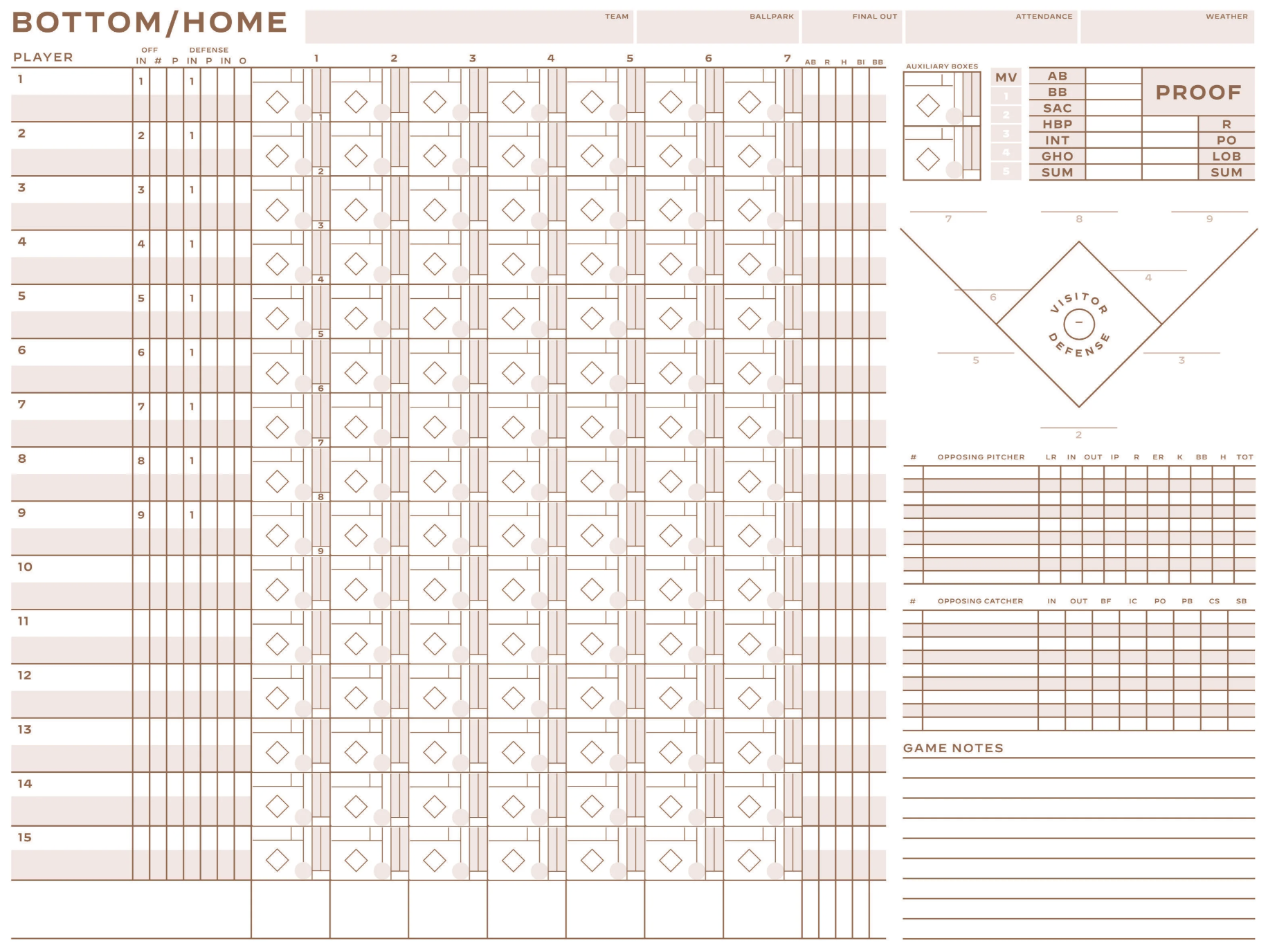 printable baseball scorebook sheets