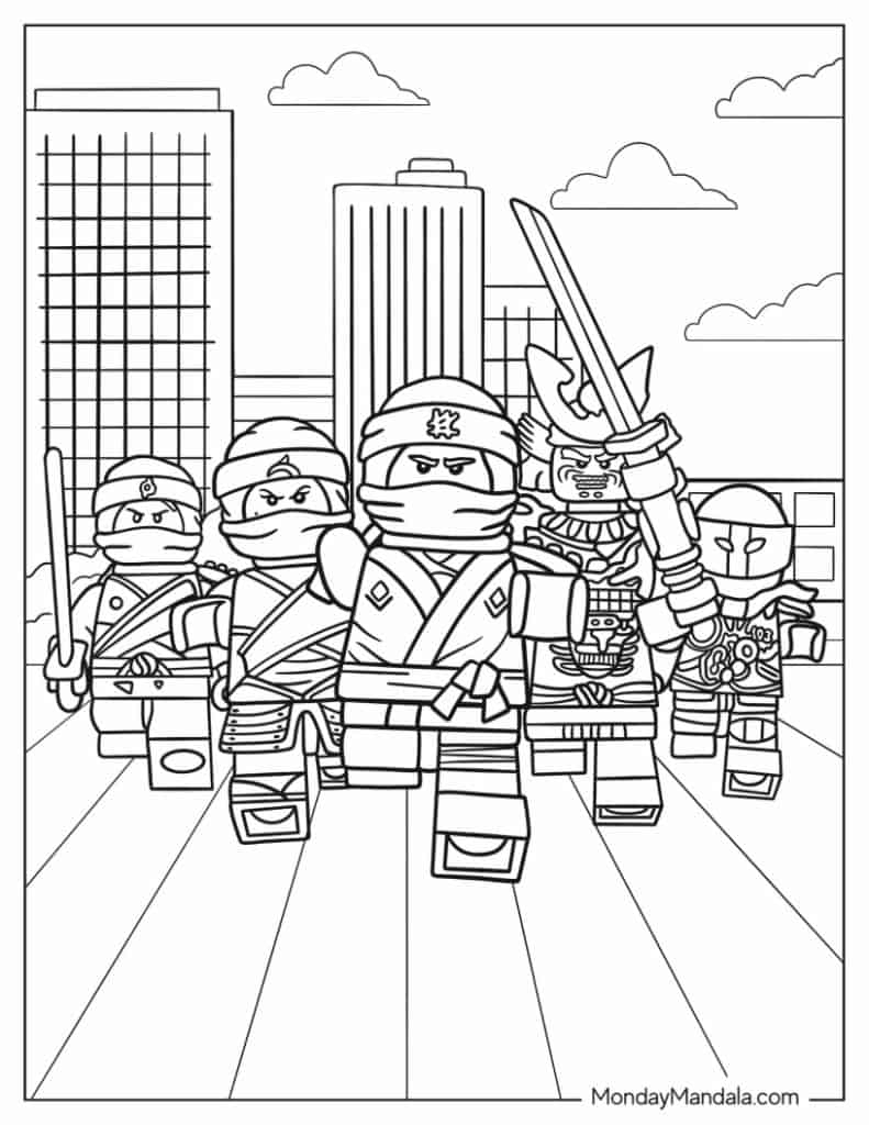 printable lego coloring sheets