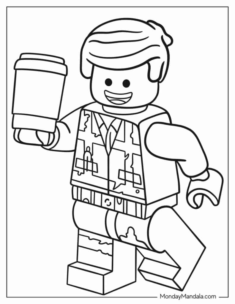 60 Lego Coloring Pages Free PDF Printables 