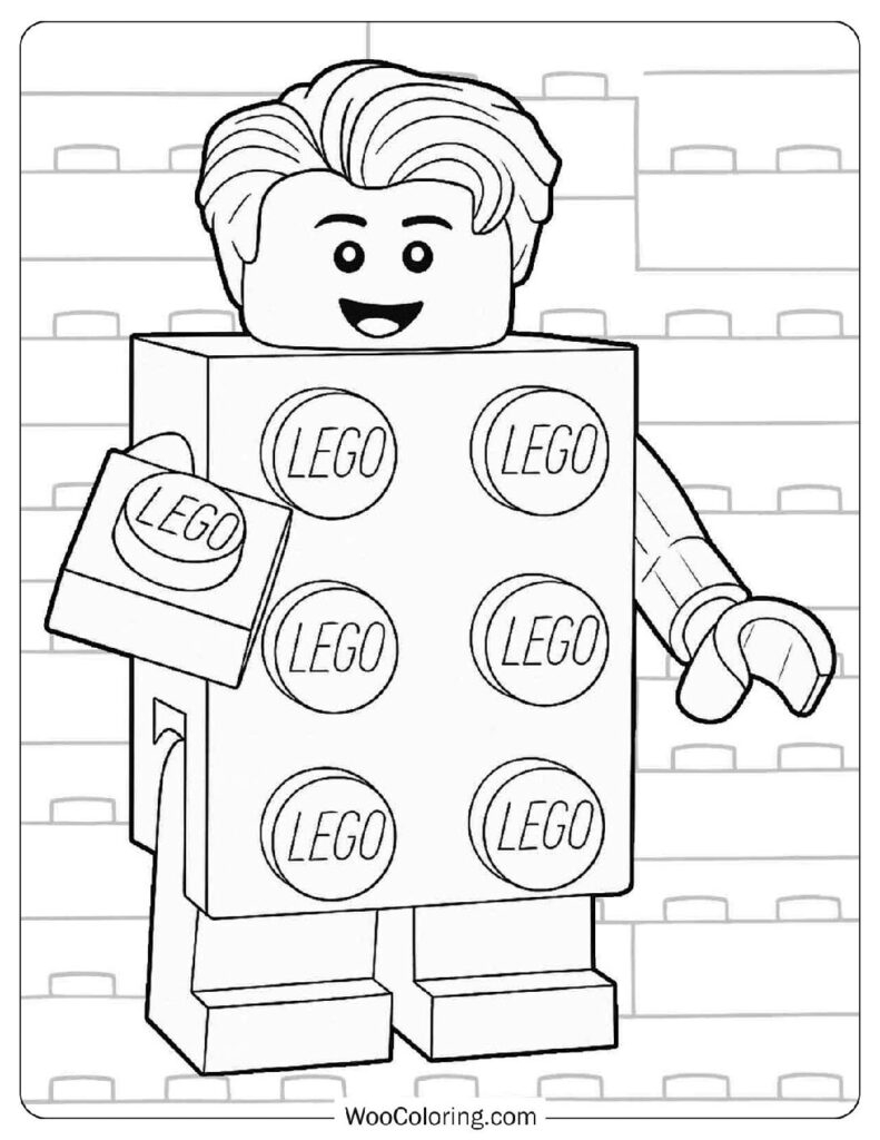 free printable lego coloring sheets