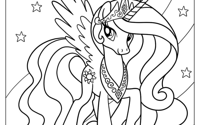 74 Unicorn Coloring Pages Free PDF Printables