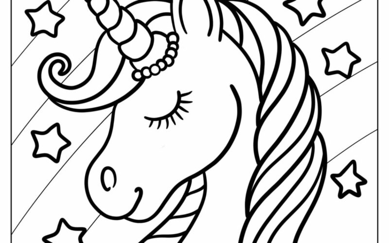 74 Unicorn Coloring Pages Free PDF Printables
