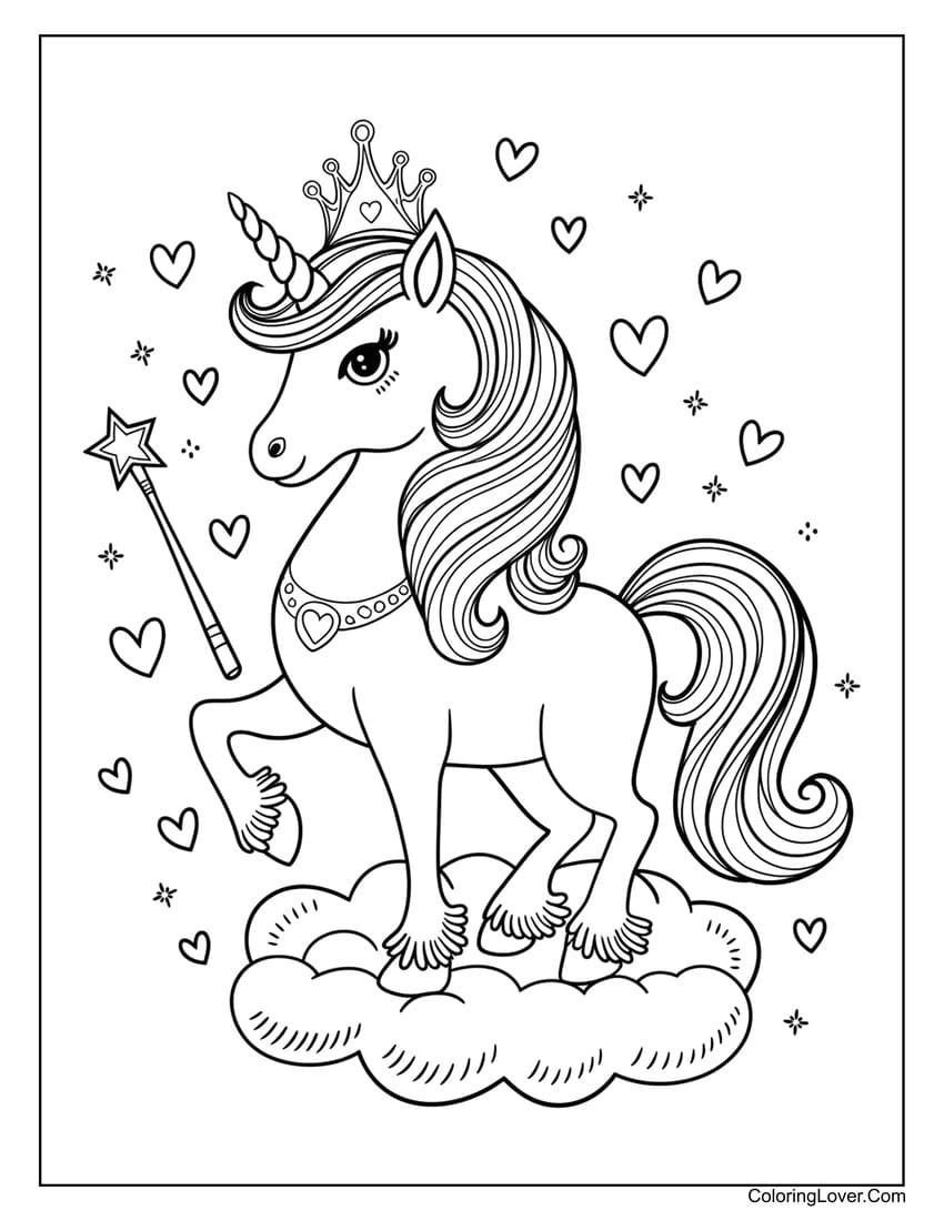 free printable girly coloring pages