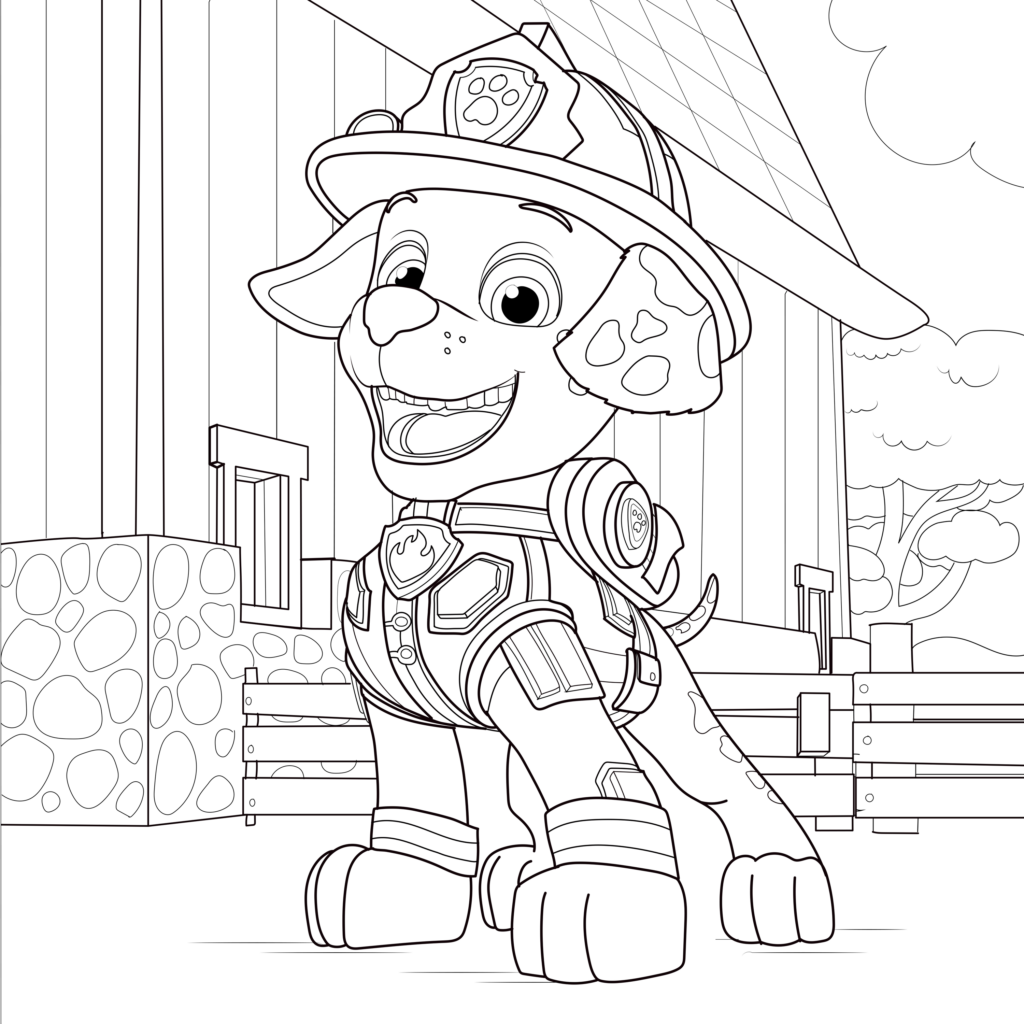 paw patrol printable coloring sheets