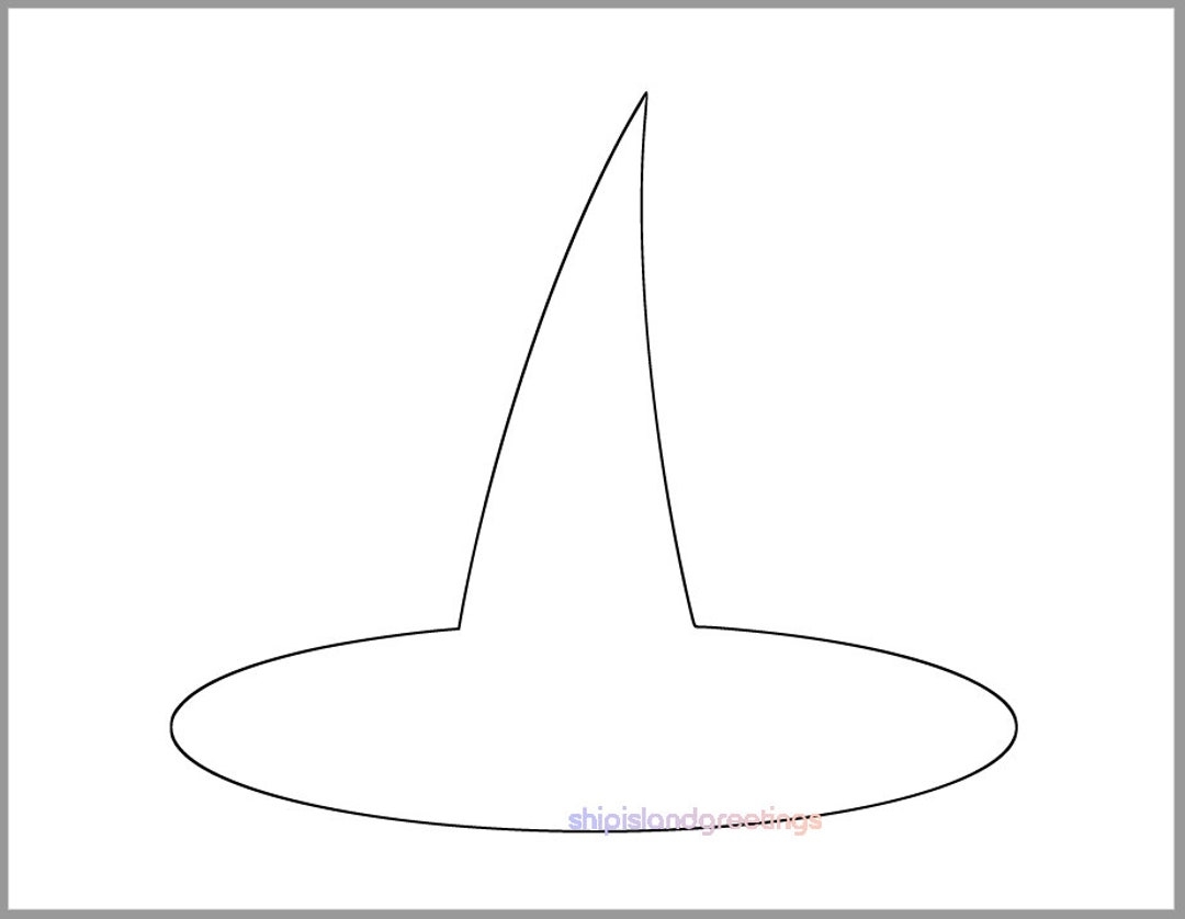 8 Inch Witch Hat Template printable Template halloween Crafts coloring Page halloween Template instant Download witch Cutout halloween Party Etsy 8 Inch Witch Hat Template printable Template halloween Crafts coloring Page halloween Template instant Download witch Cutout halloween Party Etsy