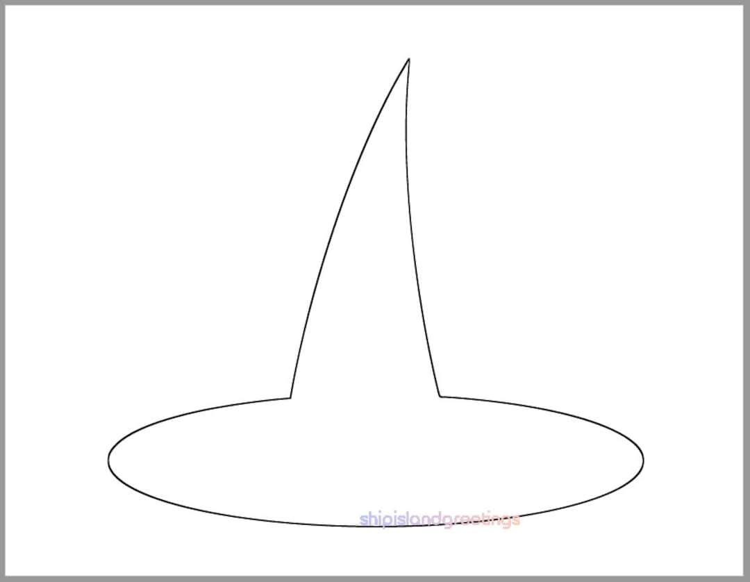 8 Inch Witch Hat Template printable Template halloween Crafts coloring Page halloween Template instant Download witch Cutout halloween Party Etsy 8 Inch Witch Hat Template printable Template halloween Crafts coloring Page halloween Template instant Download witch Cutout halloween Party Etsy