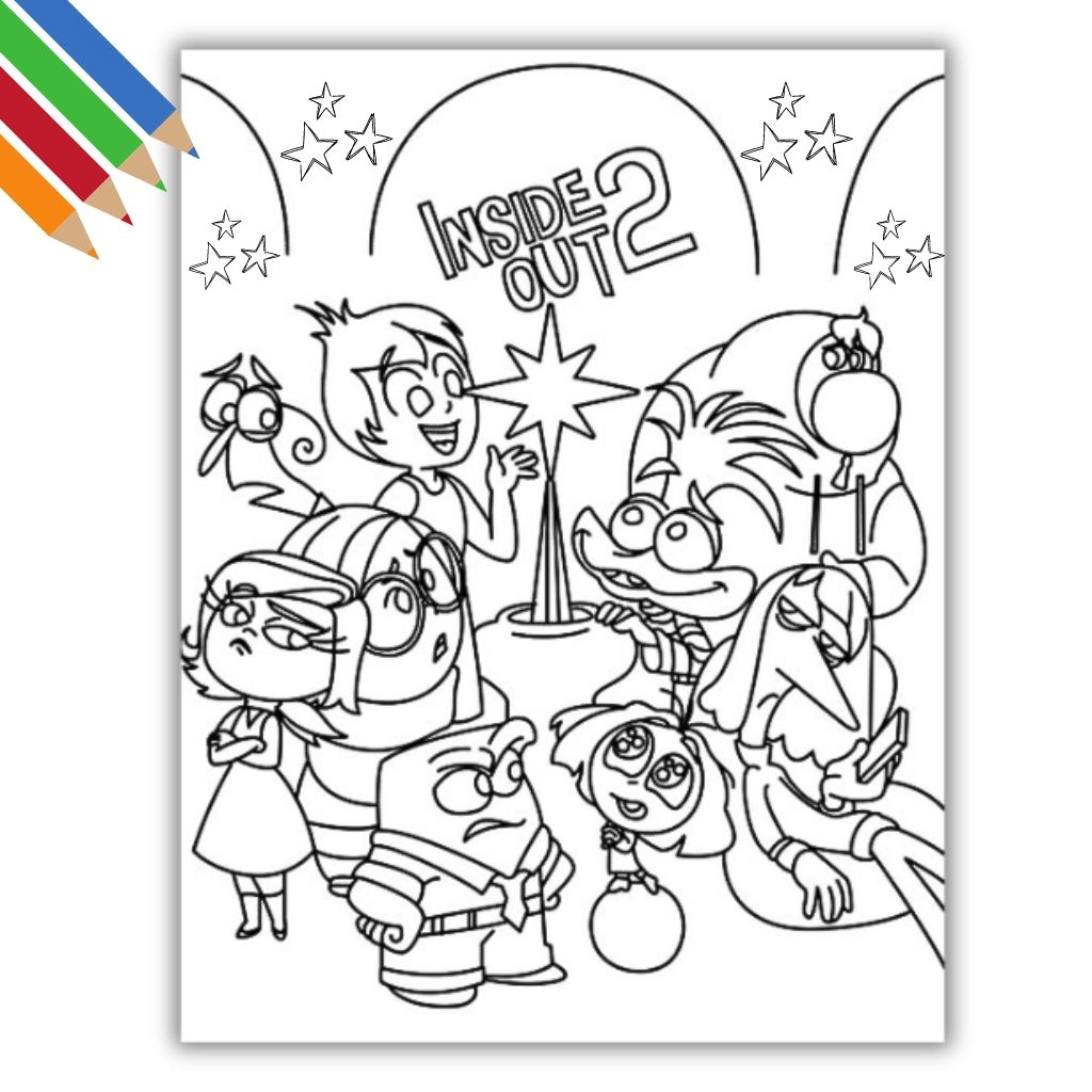 80 Inside Out 2 Coloring Pages Free Printables