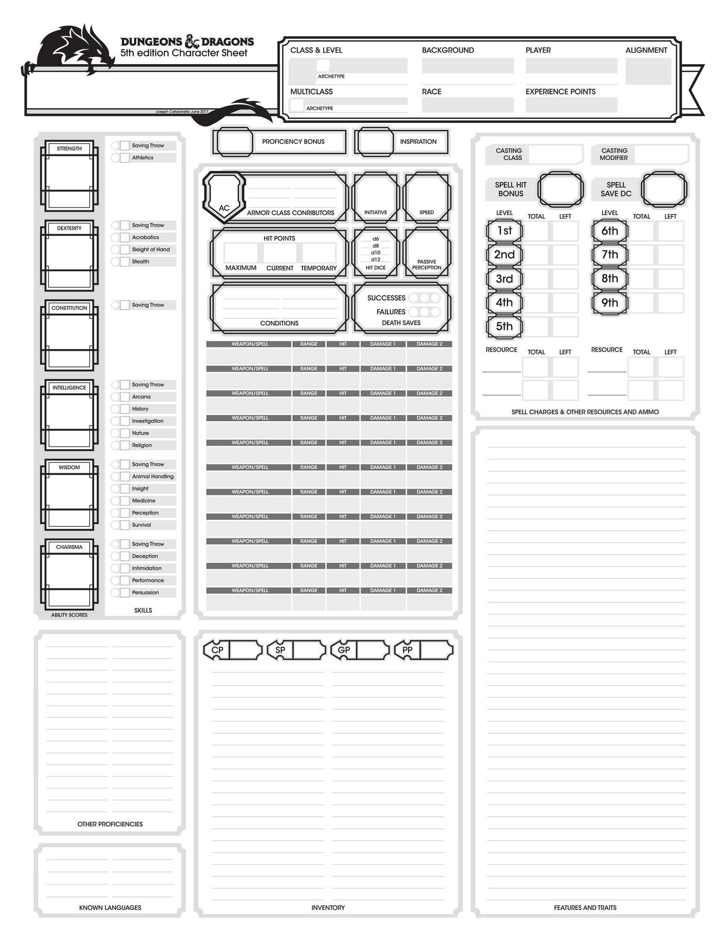printable dnd character sheet pdf