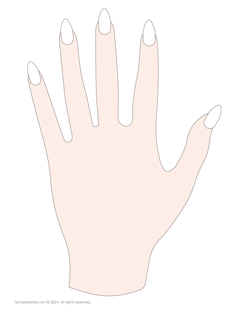 9 Free Hand Nail Templates For Creative Designs 9 Free Hand Nail Templates For Creative Designs