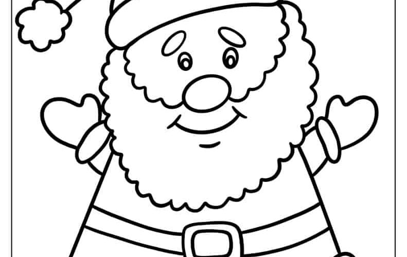 94 Santa Coloring Pages Free PDF Printables