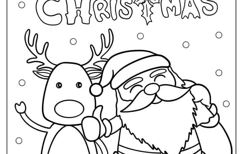 94 Santa Coloring Pages Free PDF Printables