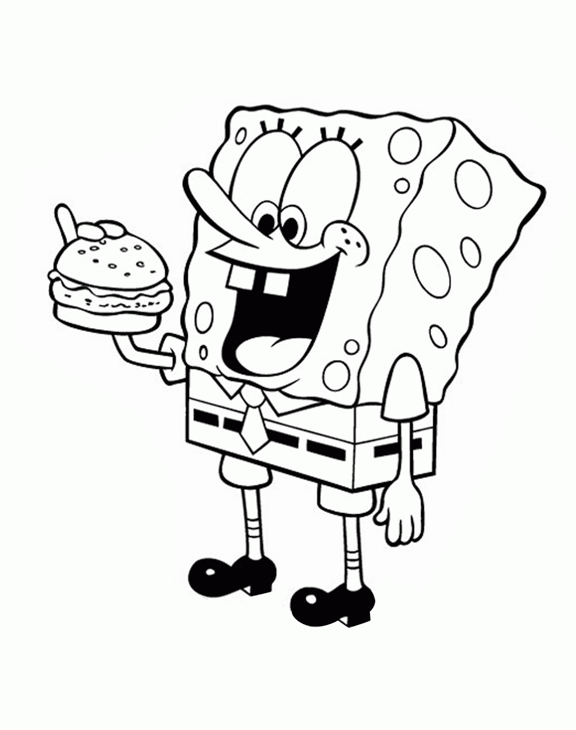 printable spongebob coloring