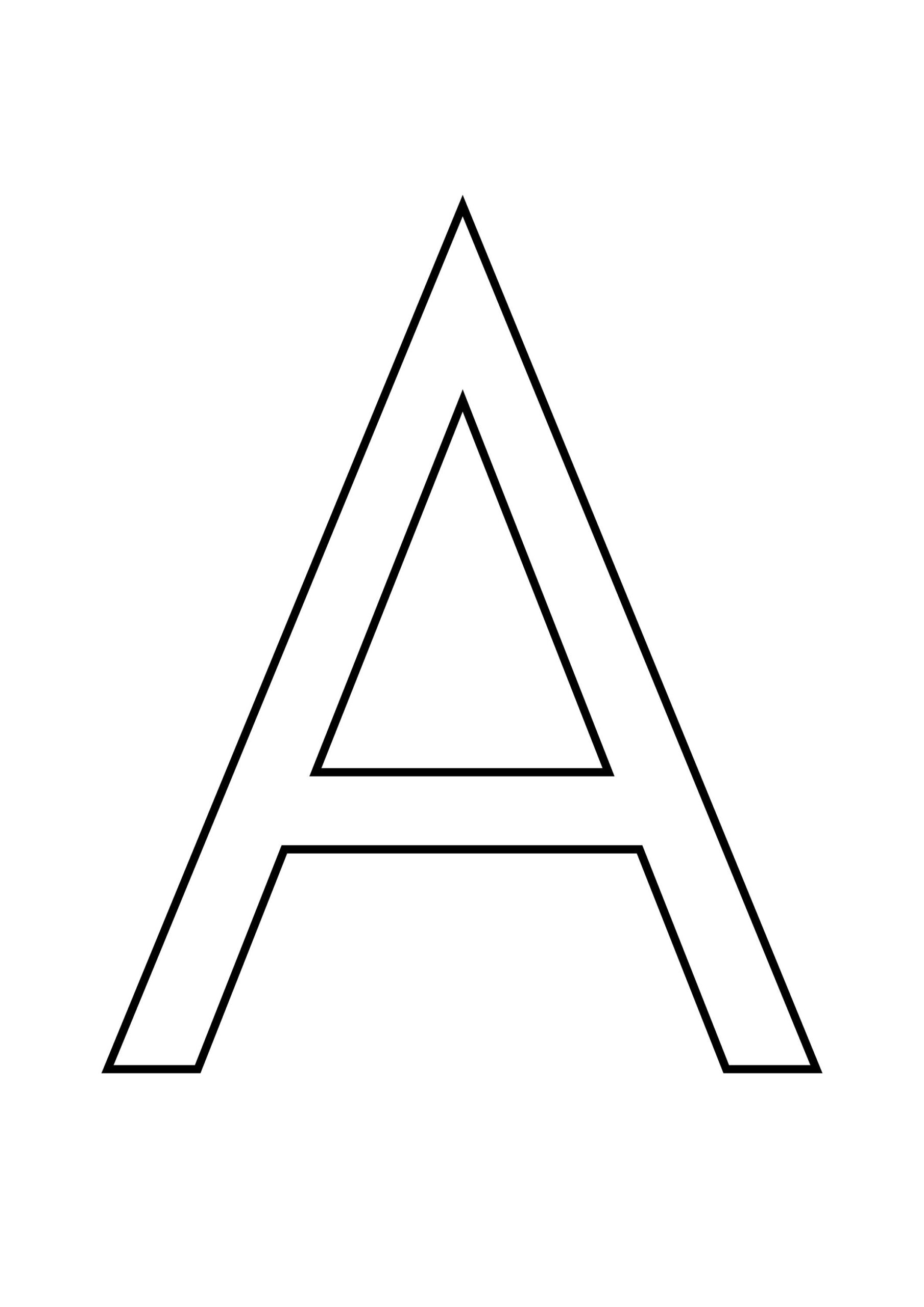 ABC Capital Letters Pdf Png Jpg Full Alphabet Individual Letters Total 27 Pages Alphabet Letters Printable ABC Uppercase Outline Alphabet Etsy