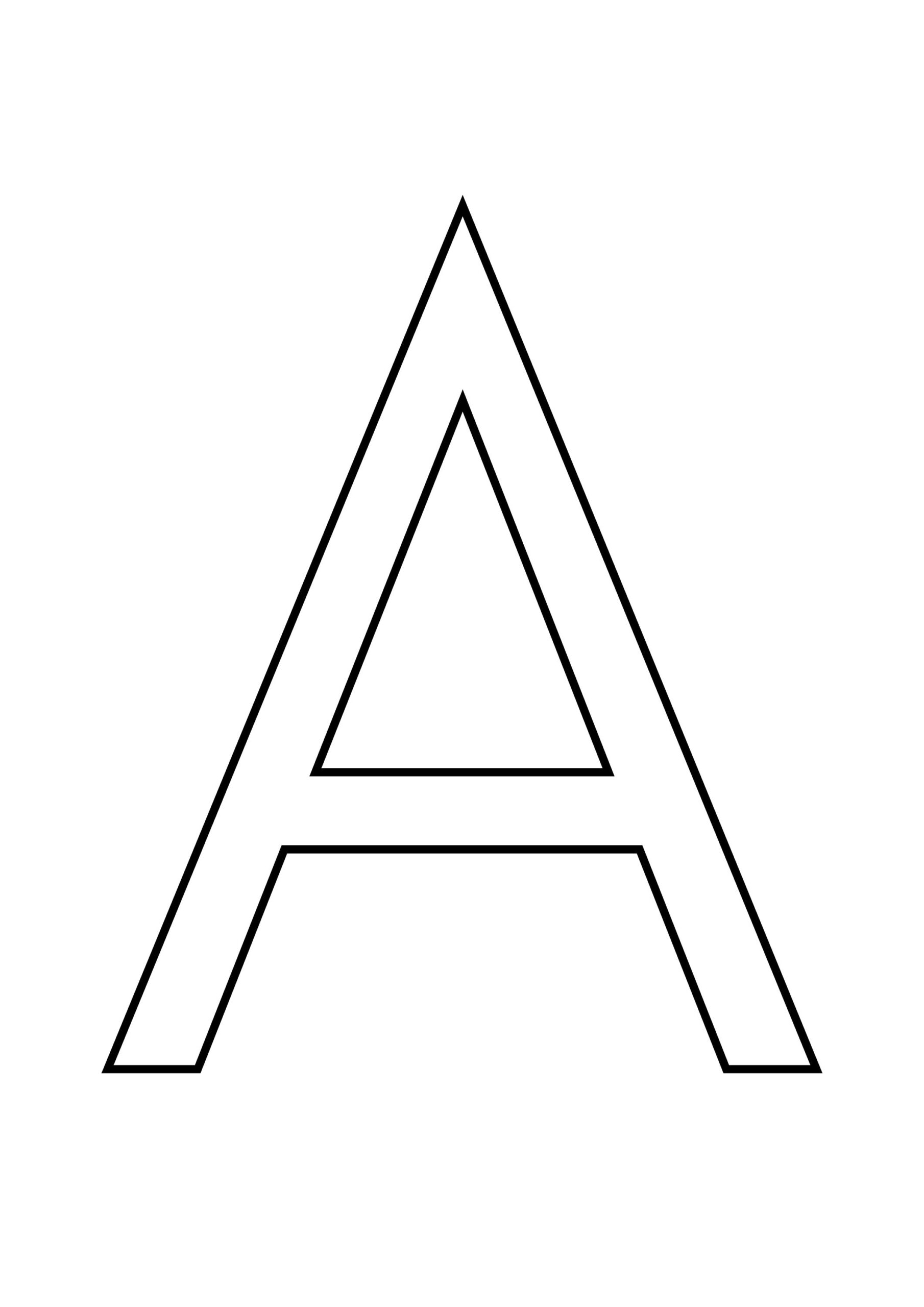 ABC Capital Letters Pdf Png Jpg Full Alphabet Individual Letters Total 27 Pages Alphabet Letters Printable ABC Uppercase Outline Alphabet Etsy