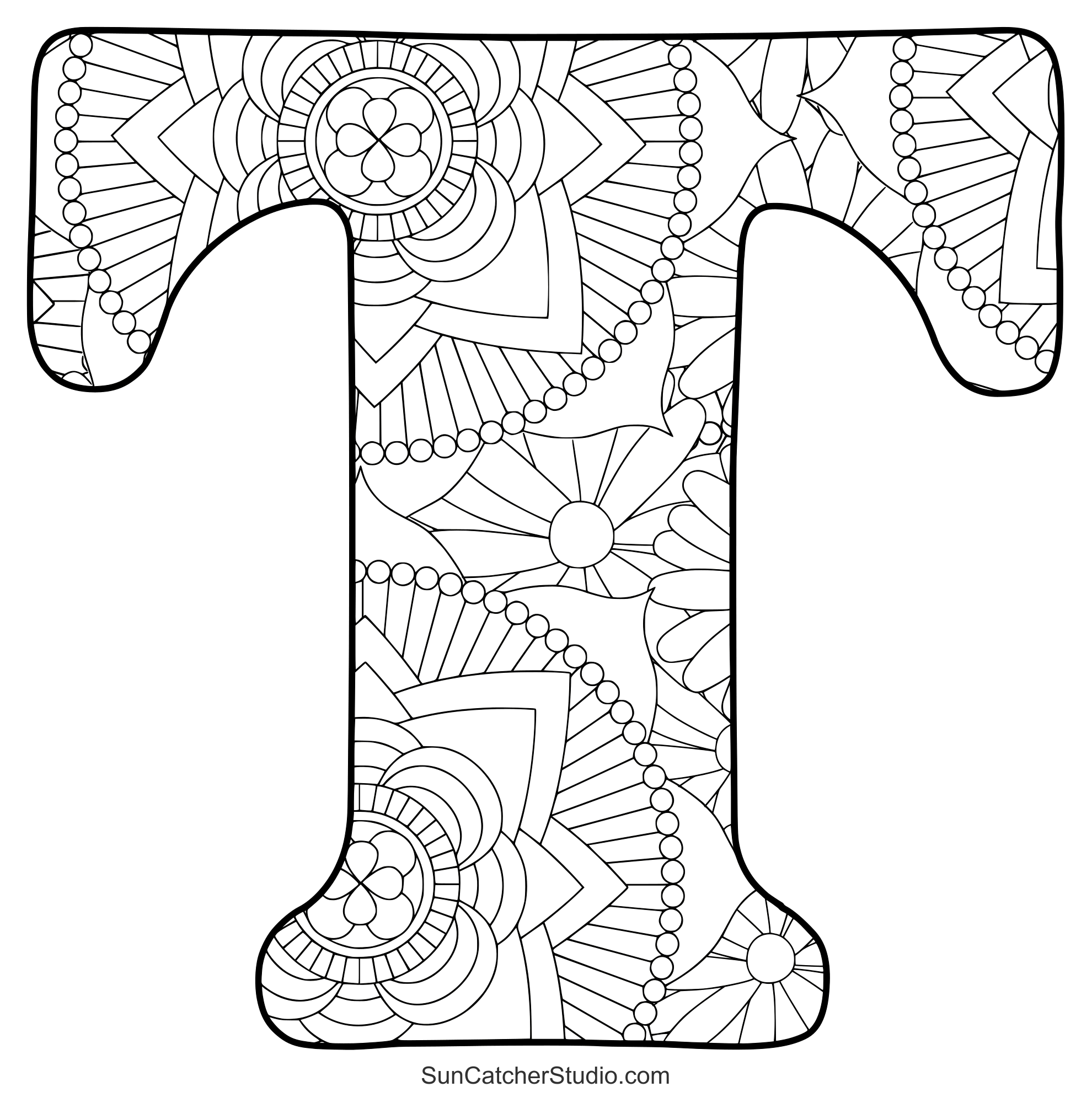 free printable letter coloring pages