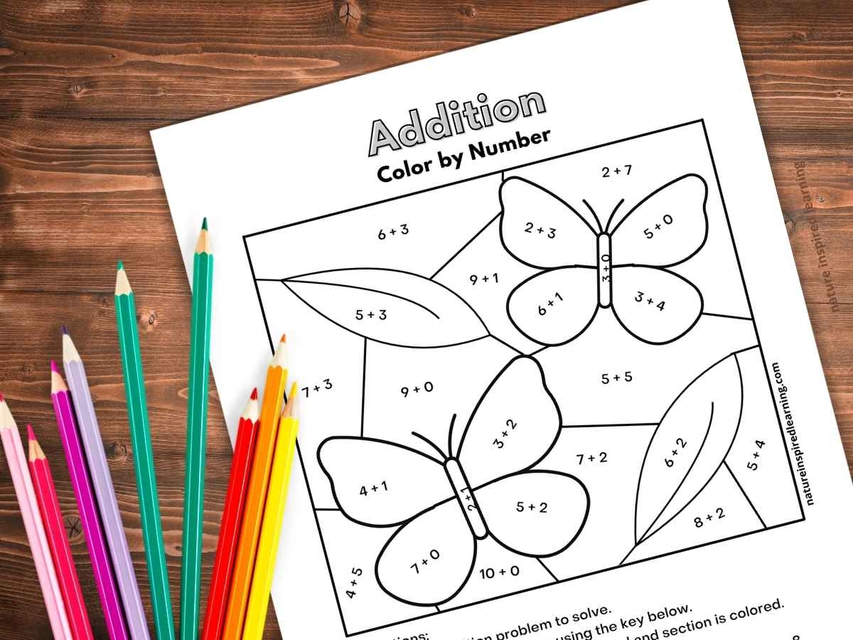 math coloring sheets printable