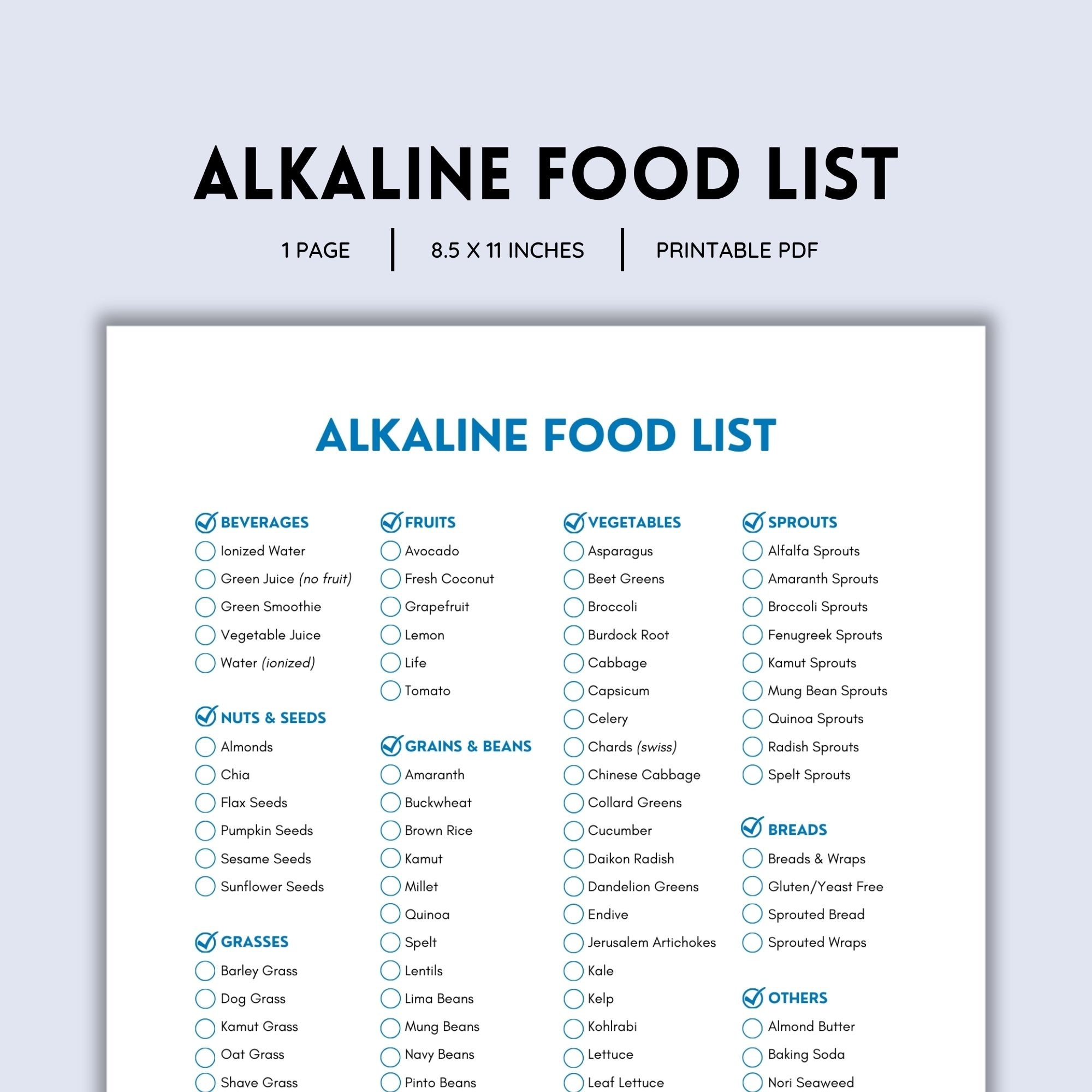 Alkaline Food List Printable Color PDF Easy Ph balancing Healthy Foods Guide Digital Download Etsy Alkaline Food List Printable Color PDF Easy Ph balancing Healthy Foods Guide Digital Download Etsy