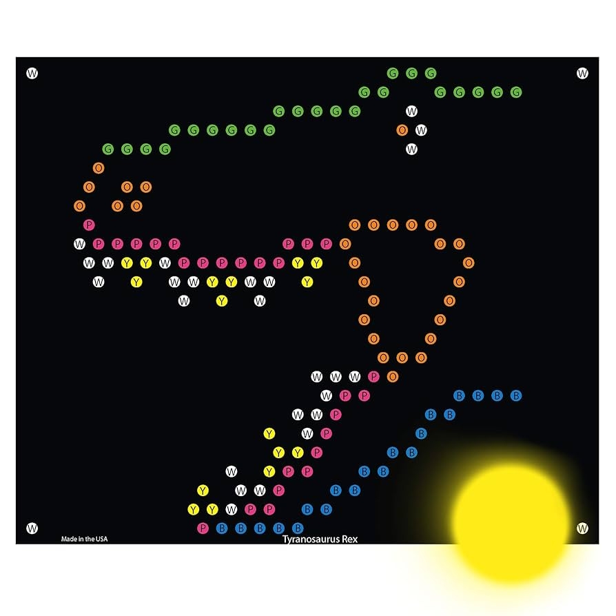 Amazon IllumiPeg Dinosaur Refill Templates For Basic Fun Lite Brite Ultimate Classic 10 Sheets 7x8 Toys Games Amazon IllumiPeg Dinosaur Refill Templates For Basic Fun Lite Brite Ultimate Classic 10 Sheets 7x8 Toys Games