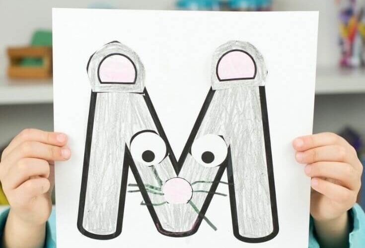 Animal Alphabet M Is For Mouse Craft