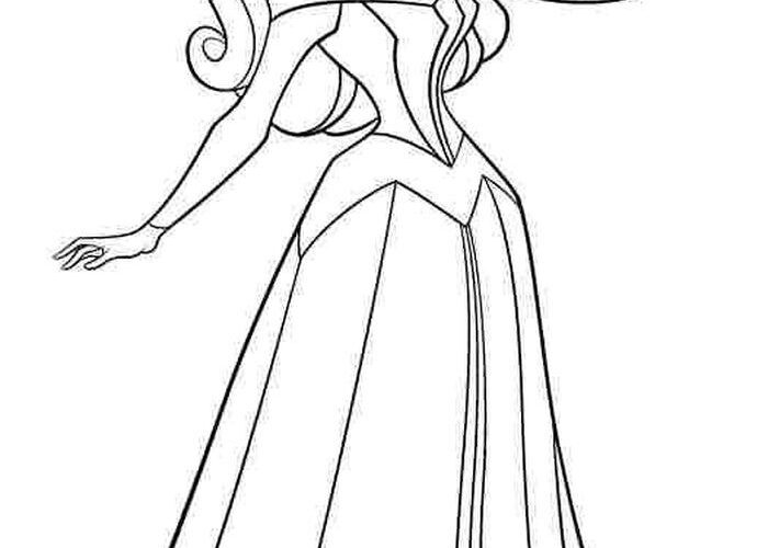 Aurora Printable Coloring Pages