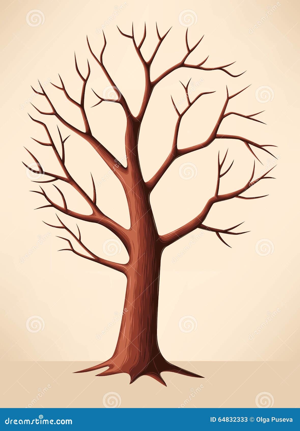 printable tree trunk template