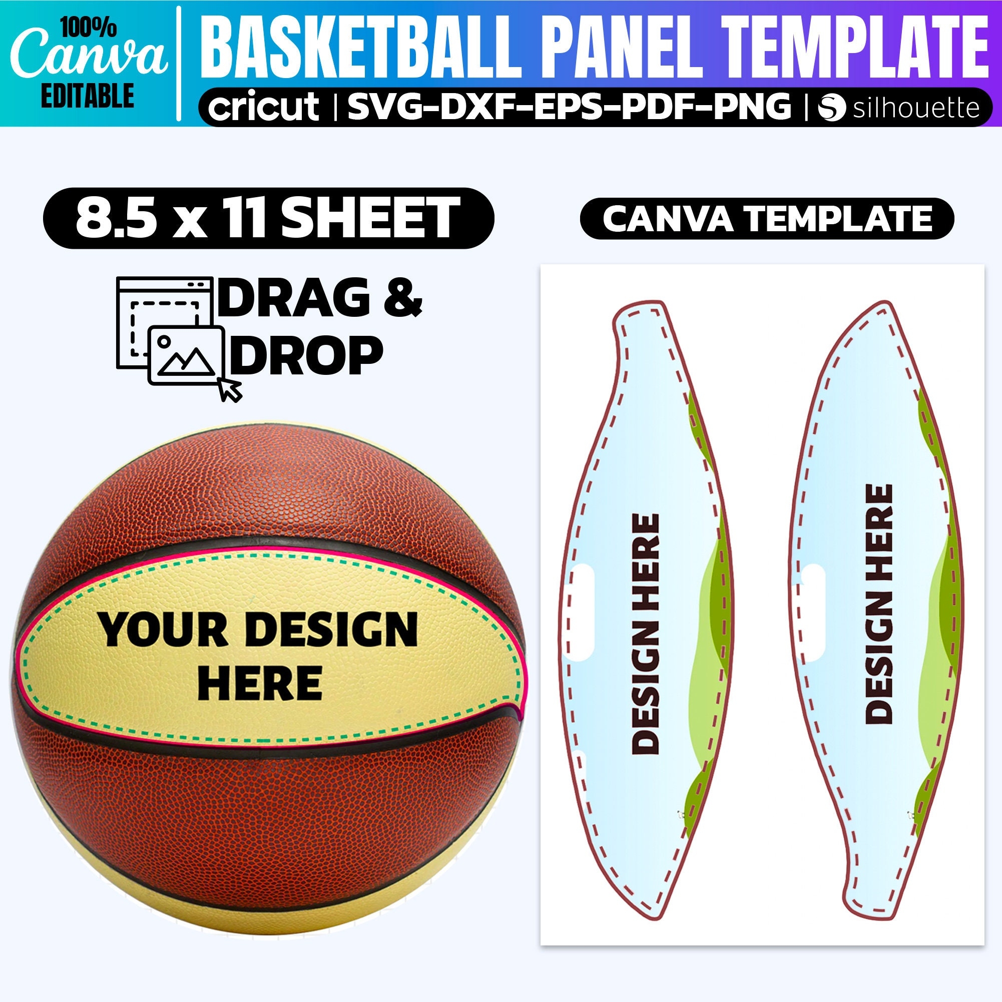 basketball template printable