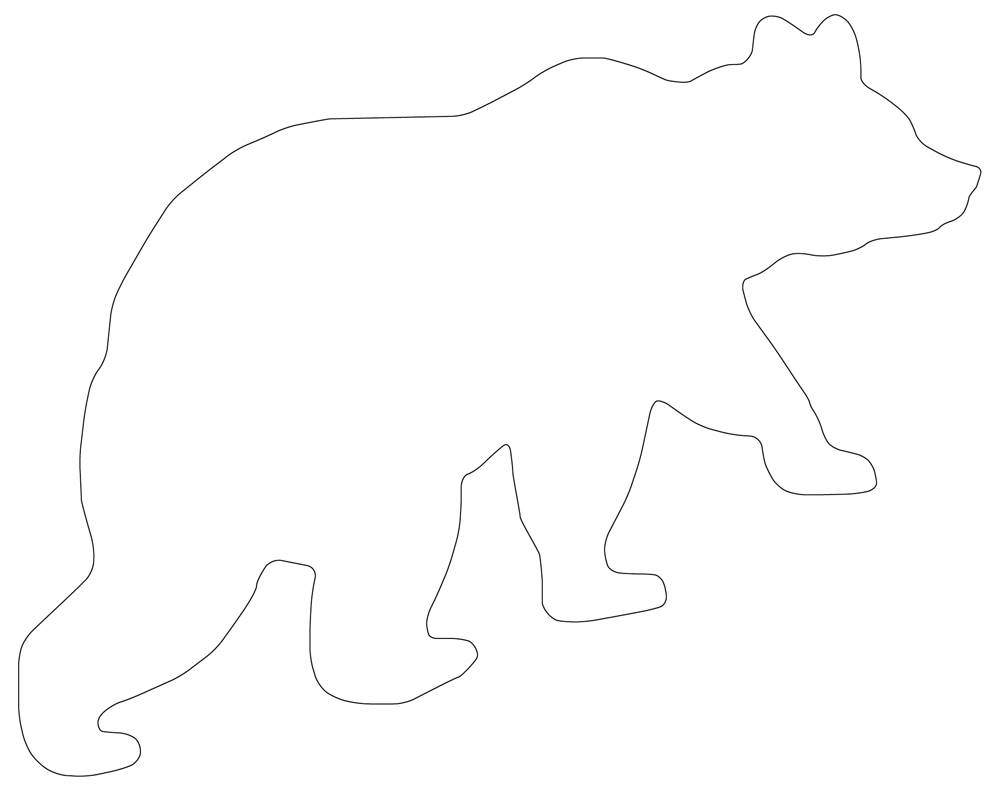 Bear Outline 18 Exciting Outlines Of Printable Bears