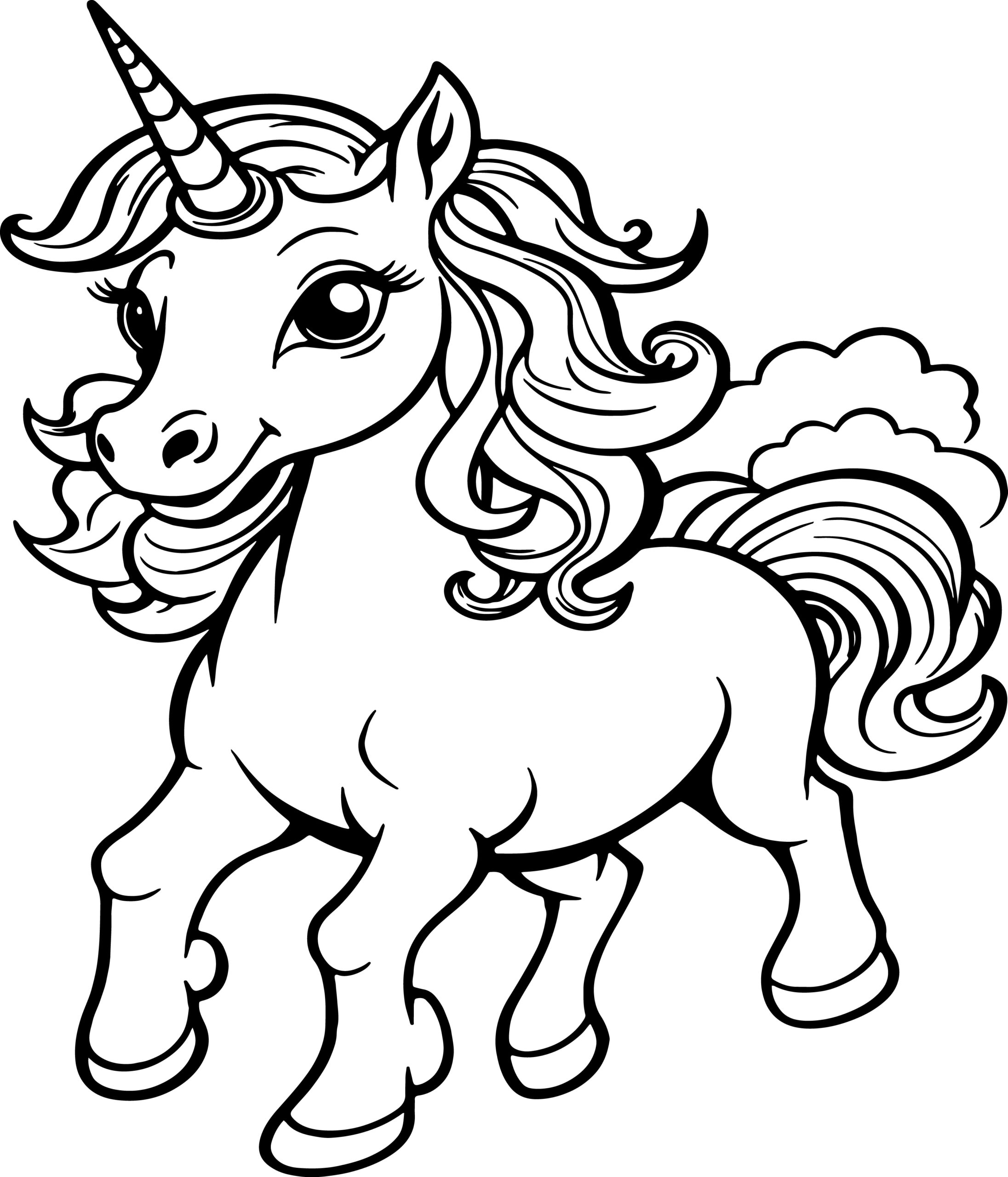 Beautiful Unicorn Coloring Book For Kids Unicorn Coloring Pages Made By Teachers