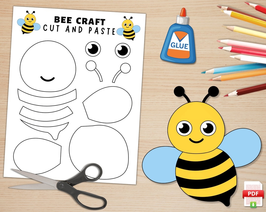 bee template printable