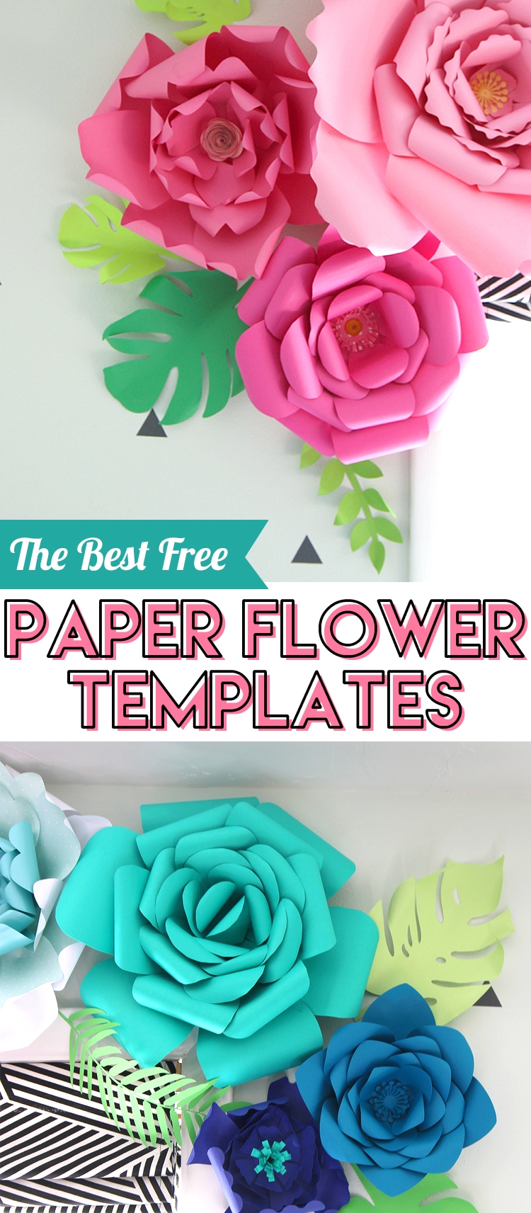 paper flower templates printables