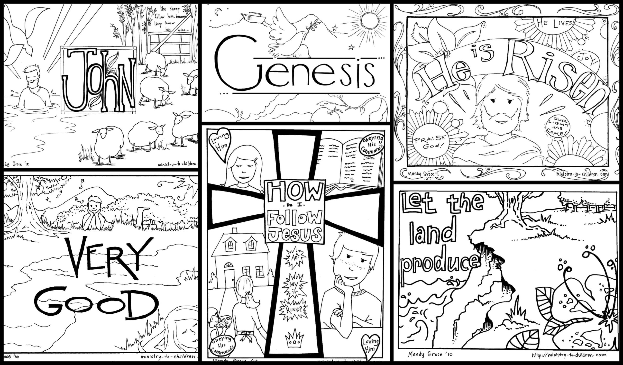 free printable christian coloring pages