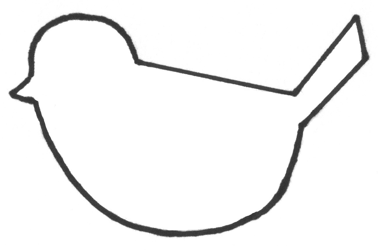 template for birds printable