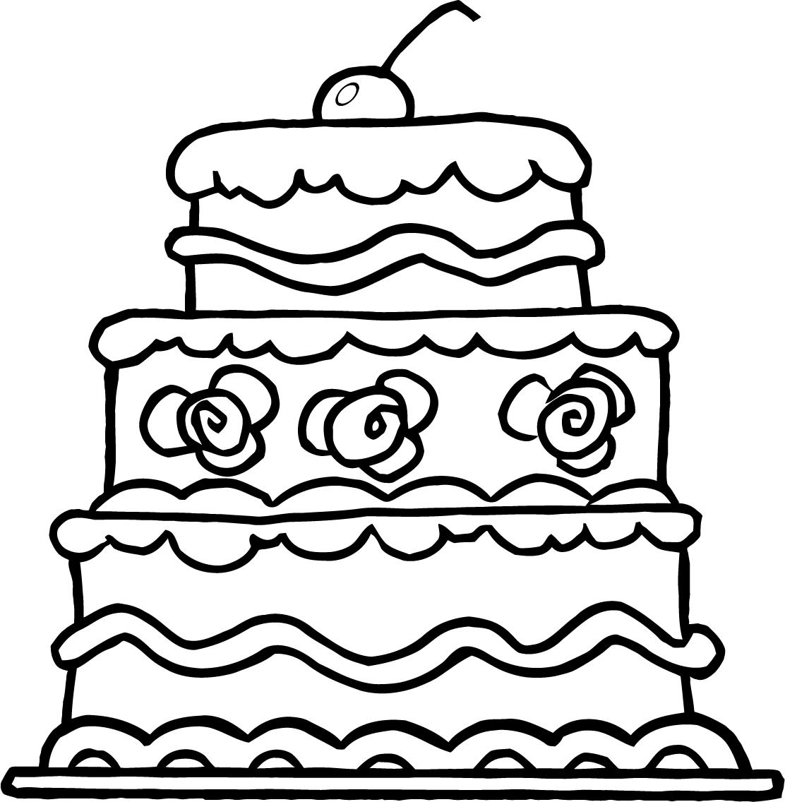 Birthday Cake Printable Template Cake Printable Images Free Printable Picture Of A Cake Free Happy Birthday