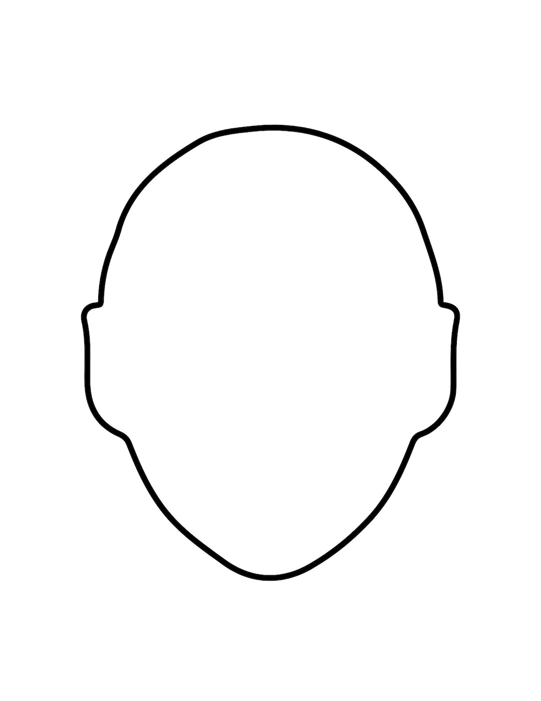 face template printable